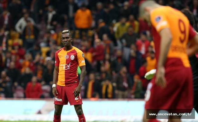 Galatasaray sahasında puan kaybetti