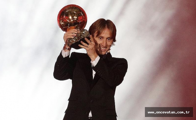 'Altın Top' ödülü Modric'in