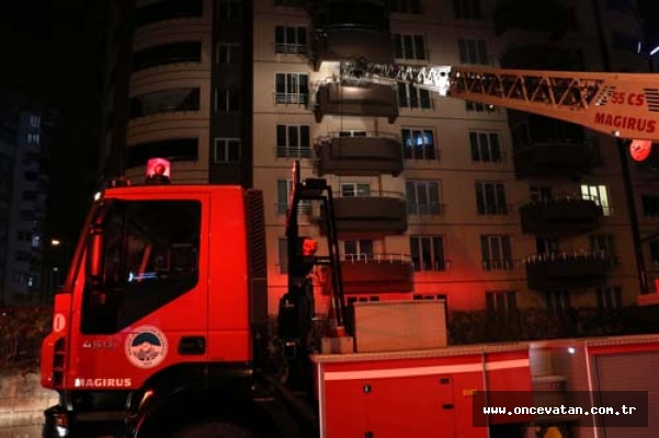 Kayseri'de ev yangını