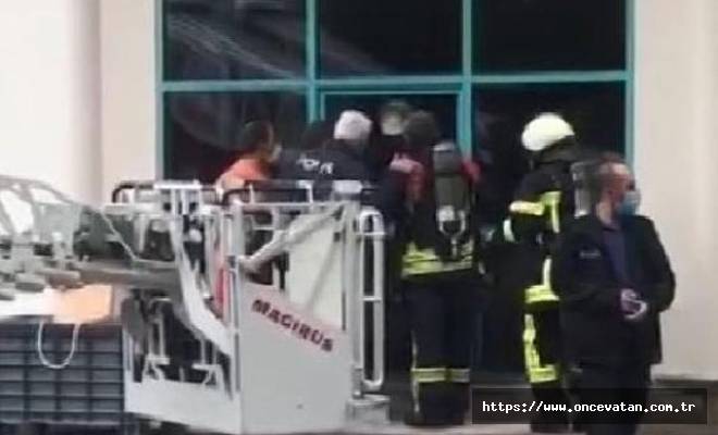 Kayseri'de hastanede yangın; 24 kişi dumandan etkilendi