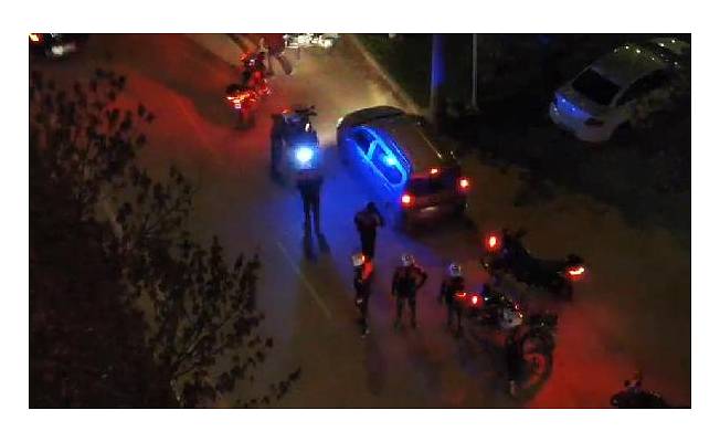 Bursa'da 250 polisle dron destekli asayiş uygulaması