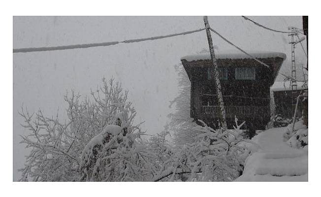 Karadeniz'de 653 köy yolu kardan kapandı