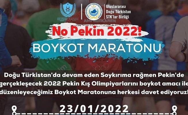 No Pekin 2022! Boykot Maratonu ve Basın toplantısı