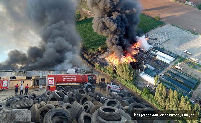 Plastik ve geri dönüşüm fabrikalarında yangın sonrası 'zehir' tehlikesi