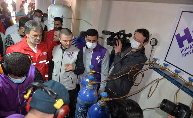 Türk Kızılay'dan İdlib'e oksijen dolum tesisi
