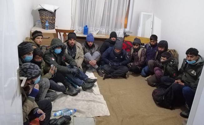 Van'da evde 55 kaçak göçmen yakalandı; 2 tutuklama