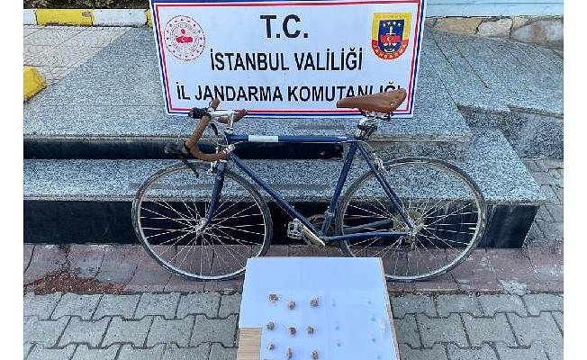 Bisikletli uyuşturucu satıcısı yakalandı