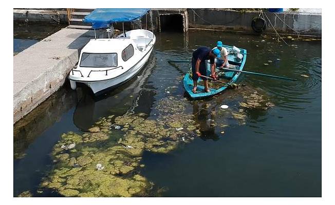 Dalyan Kanalı'ndan 10 ton atık çıkarıldı