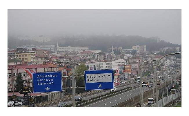 Trabzon’da uçuşlara 'sis' engeli