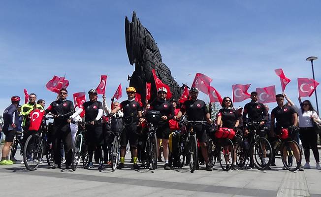 'Çanakkale’nin Evlatları Atasının İzinde' bisiklet turu başladı