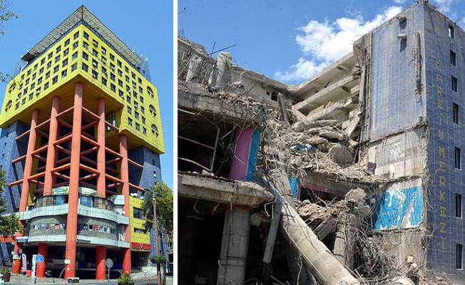 Dünyanın en saçma binasının yüzde 70'i yıkıldı, 270 ton hurda geri dönüştürüldü