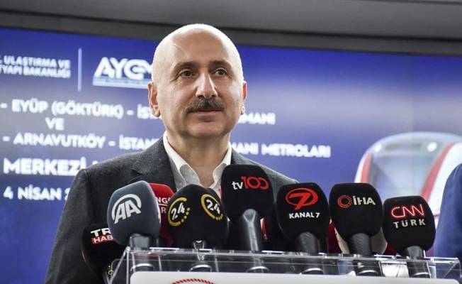 Karaismailoğlu: Halkalı-İstanbul Yeni Havalimanı metro hattı yüzde 78 tamamlandı