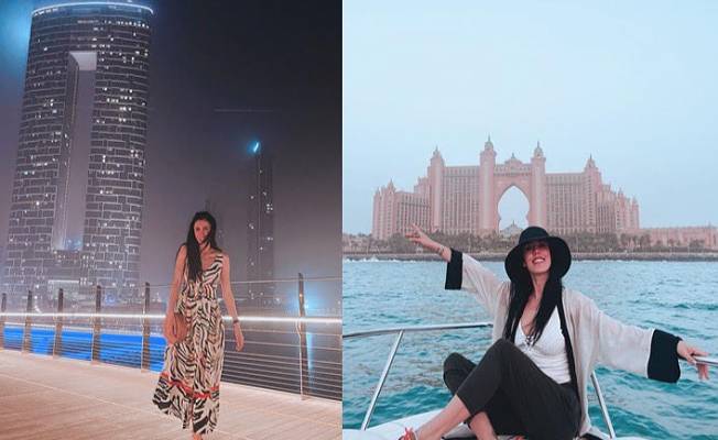 Ünlü oyuncu Sevda Dalgıç Dubai tatiline çıktı