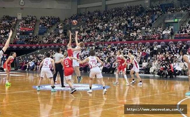 A Milli Kadın Basketbol Takımı, Japonya'ya kaybetti