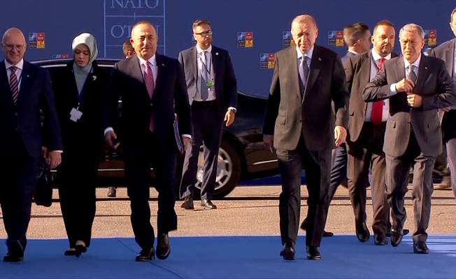 Cumhurbaşkanı Erdoğan, NATO Zirvesi’nin yapılacağı yere geldi