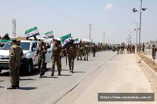 Suriye Milli Ordusu’ndan harekat öncesi konvoylu tur