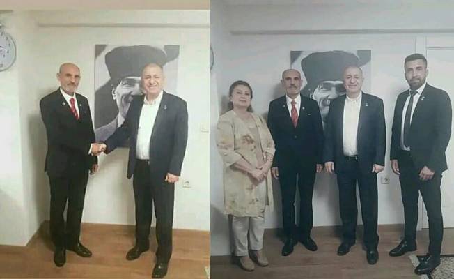 Vatan Severler Partisi Genel Başkanı Yılmaz Gülümser, Zafer Partisi Genel Başkanı Ümit Özdağ'ı ziyaret etti