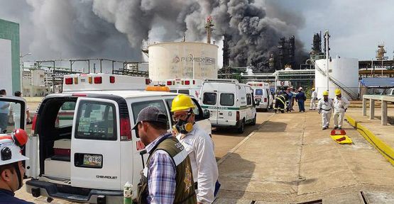 Meksika'da petrokimya tesisinde patlama: 13 ölü, 105 yaralı