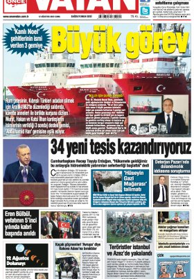 Önce Vatan Gazetesi | Günlük Ulusal Gazete - 11.08.2022 Manşeti
