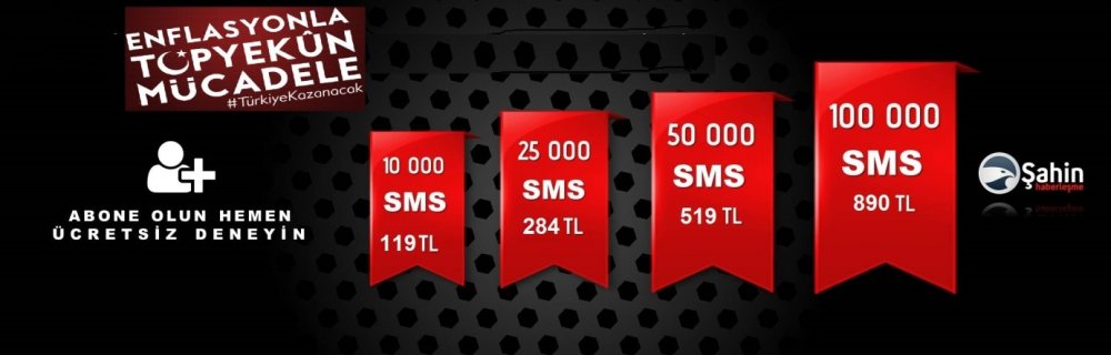 Şahin Haberleşme Toplu SMS Kampanyası