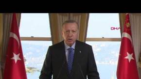 Cumhurbaşkanı Erdoğan Doğu Akdeniz Çalıştayı'nda konuşuyor