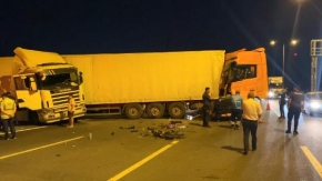 Kuzey Marmara Otoyolu#039;nda kaza: 2 yaralı